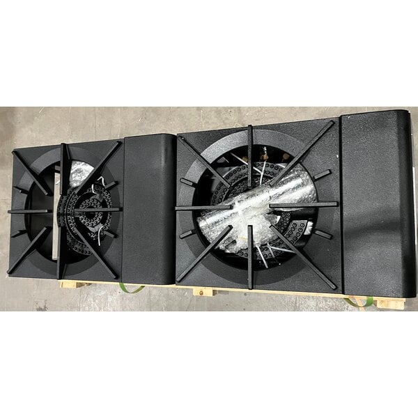 Scratch and Dent Vulcan VSP200F Natural Gas 2 Burner Stock Pot Range - 220,000 BTU