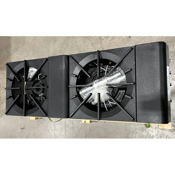 Scratch and Dent Vulcan VSP200F Natural Gas 2 Burner Stock Pot Range - 220,000 BTU