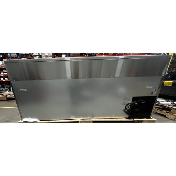 Scratch and Dent Avantco SSPPT-3G 94" 1 Door Refrigerated Pizza Prep Table with 4 Drawers