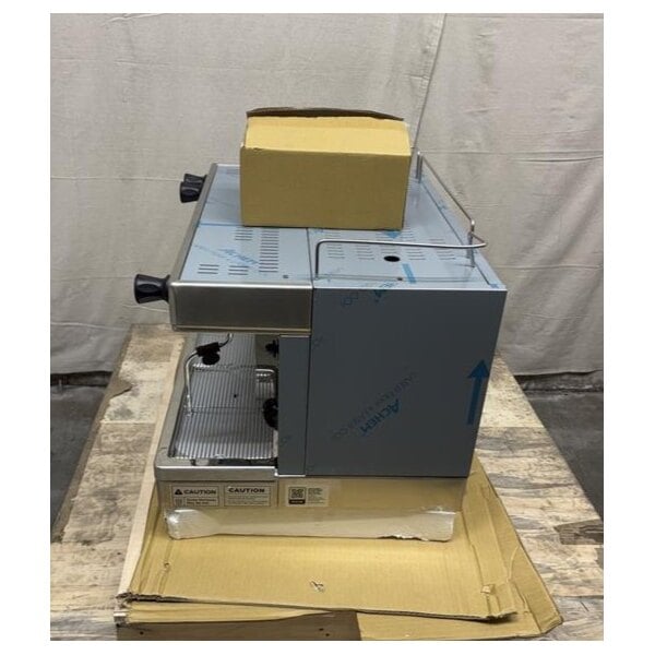 Scratch and Dent Estella Caffe ECEM2 Two Group Automatic Espresso Machine - 220-240V