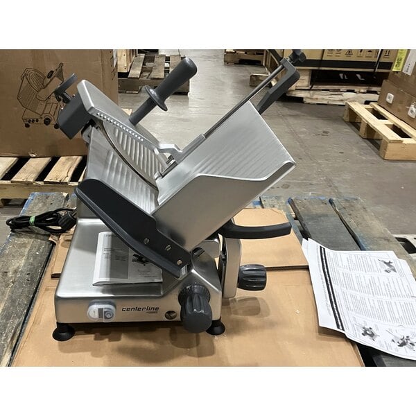 Scratch and Dent Centerline by Hobart EDGE12 12" Manual Meat Slicer - 1/2 hp