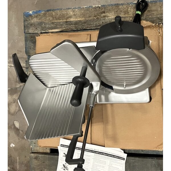 Scratch and Dent Centerline by Hobart EDGE12 12" Manual Meat Slicer - 1/2 hp