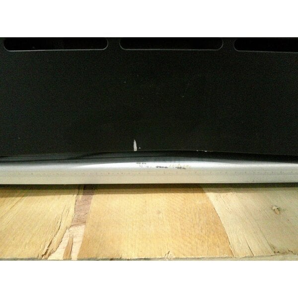 Scratch and Dent Avantco GDC-40-HC 48" Black Swing Glass Door Merchandiser Refrigerator with LED Lighting