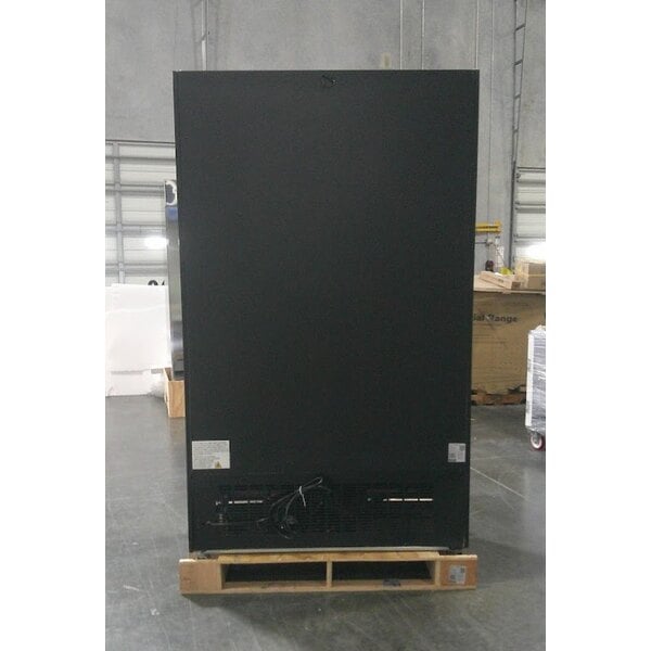 Scratch and Dent Avantco GDC-40-HC 48" Black Swing Glass Door Merchandiser Refrigerator with LED Lighting