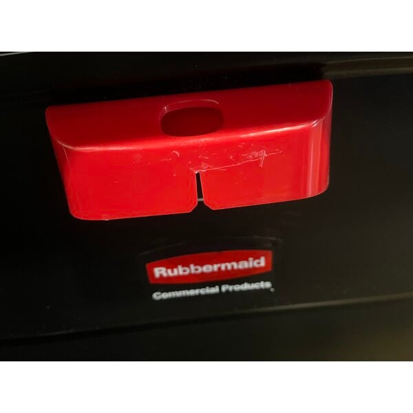 Scratch and Dent Rubbermaid® 1961683 Configure 45 Gallon Stenni Gray 1 Stream Organic Waste Indoor Rectangular Recycling Bin