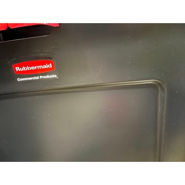 Scratch and Dent Rubbermaid® 1961683 Configure 45 Gallon Stenni Gray 1 Stream Organic Waste Indoor Rectangular Recycling Bin