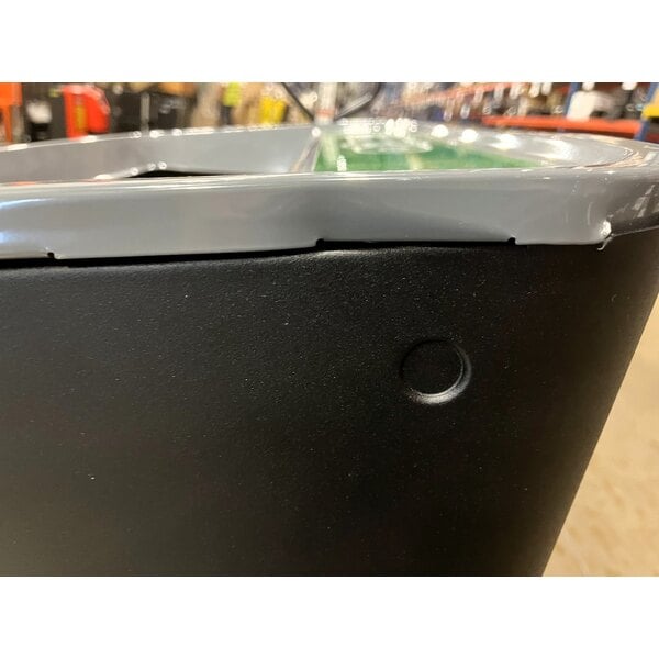 Scratch and Dent Rubbermaid® 1961683 Configure 45 Gallon Stenni Gray 1 Stream Organic Waste Indoor Rectangular Recycling Bin