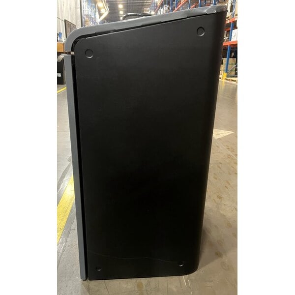 Scratch and Dent Rubbermaid® 1961683 Configure 45 Gallon Stenni Gray 1 Stream Organic Waste Indoor Rectangular Recycling Bin