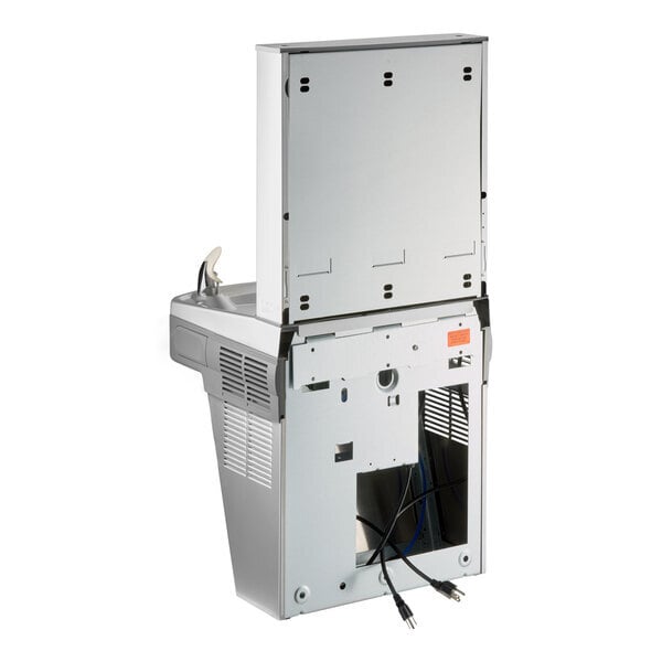 Scratch and Dent Zurn Elkay EZSDWSSK ezH20 Stainless Steel Hands-Free Non-Filtered Bottle Filling Station with Drinking Fountain - Non-Refrigerated