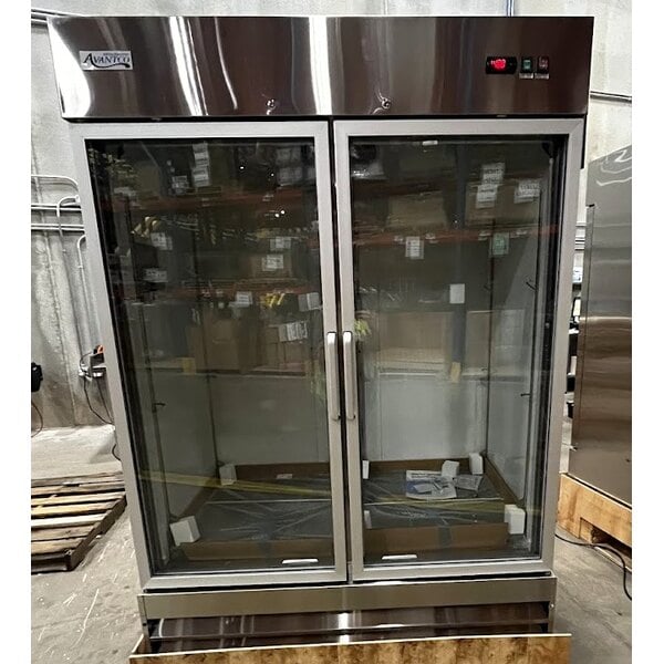Scratch and Dent Avantco A-49R-G-HC 54" Glass Door Reach-In Refrigerator