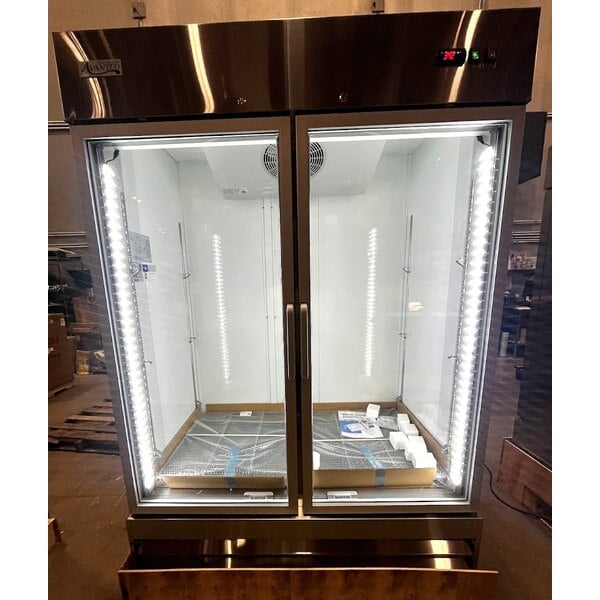 Scratch and Dent Avantco A-49R-G-HC 54" Glass Door Reach-In Refrigerator