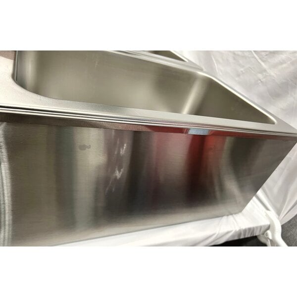 Scratch and Dent ServIt FW200D 12" x 20" Full Size Dual Well Electric Countertop Food Warmer with Digital Controls - 120V, 2000W