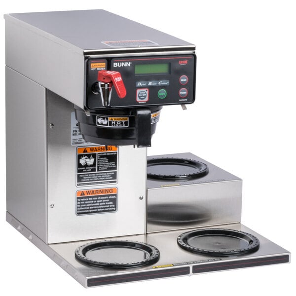 Scratch and Dent Bunn 38700.0002 Axiom 15-3 Automatic Coffee Brewer with 3 Lower Warmers - 120V