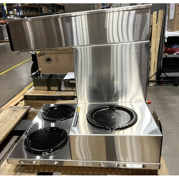 Scratch and Dent Bunn 38700.0002 Axiom 15-3 Automatic Coffee Brewer with 3 Lower Warmers - 120V