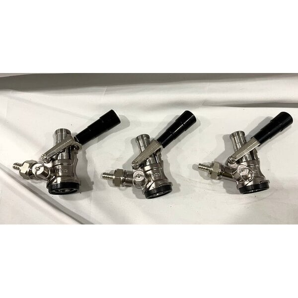 Scratch and Dent Avantco UDD-60-HC-S (2) Four Tap Kegerator Beer Dispenser - Stainless Steel, (2) 1/2 Keg Capacity