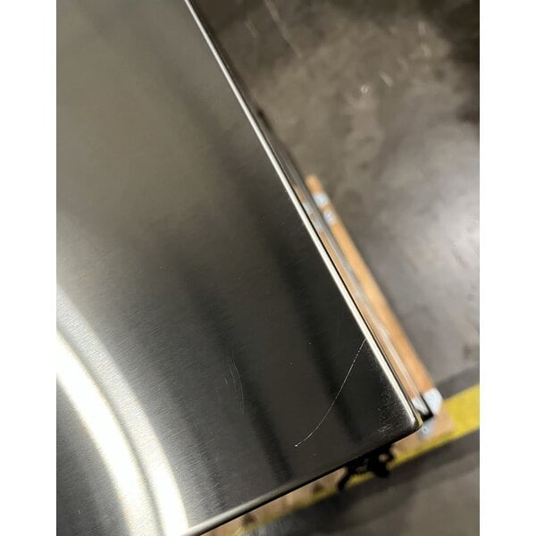 Scratch and Dent Avantco UDD-60-HC-S (2) Four Tap Kegerator Beer Dispenser - Stainless Steel, (2) 1/2 Keg Capacity