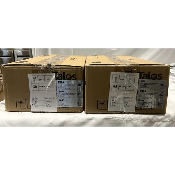 Scratch and Dent Avantco UDD-60-HC-S (2) Four Tap Kegerator Beer Dispenser - Stainless Steel, (2) 1/2 Keg Capacity