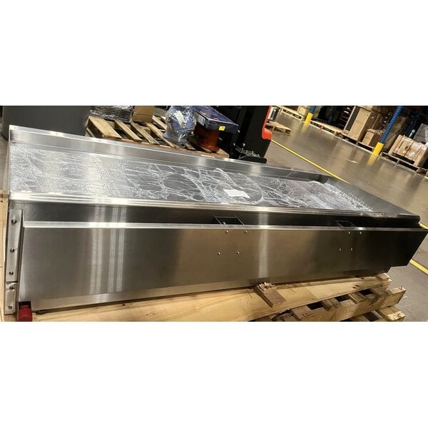Scratch and Dent Cooking Performance Group GT-CPG-60-NL 60" Gas Countertop Griddle with Thermostatic Controls - 150,000 BTU