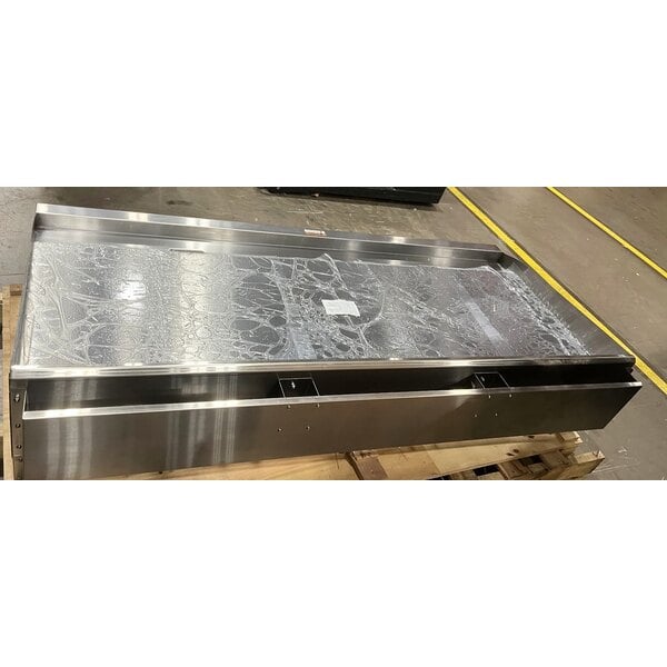 Scratch and Dent Cooking Performance Group GT-CPG-60-NL 60" Gas Countertop Griddle with Thermostatic Controls - 150,000 BTU