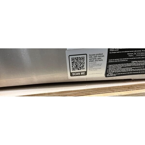 Scratch and Dent Cooking Performance Group GT-CPG-60-NL 60" Gas Countertop Griddle with Thermostatic Controls - 150,000 BTU
