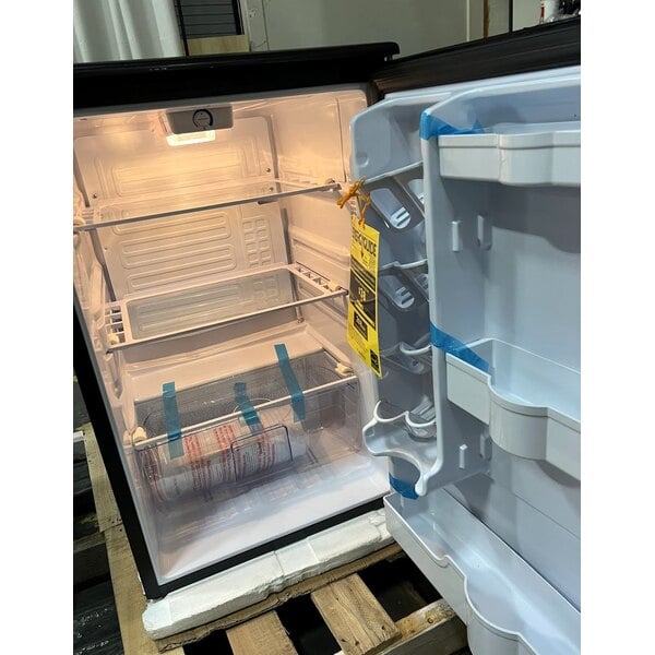 Scratch and Dent Danby DAR044A4BSLDD Designer 4.4 Cu. Ft. Stainless Steel Solid Door Reach-In Refrigerator