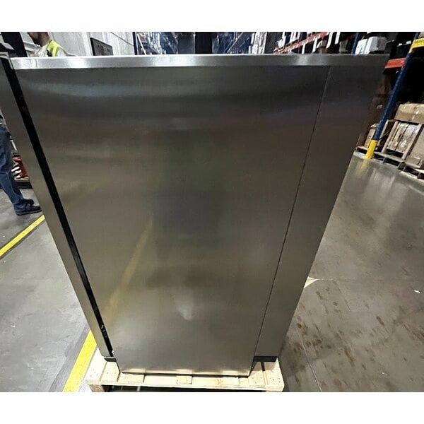Scratch and Dent Rational iCombi Classic 10 Pan Half-Size Electric Combi Oven with Stand and Ventless Condensation Hood - 18.9kW