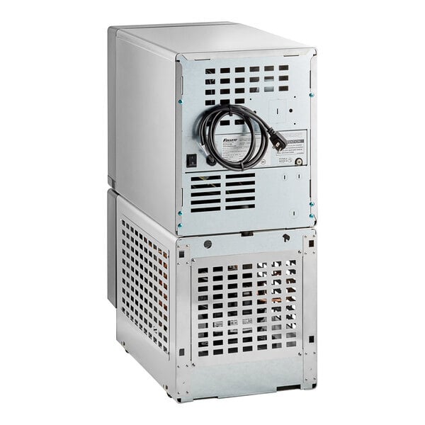 Scratch and Dent Follett 7UC114A-HW-CL-ST-00 Champion 7 Series Air-Cooled Chewblet Undercounter Ice Maker and Hot / Ambient Water Dispenser with 7 lb. Bin and Filter - 115V, 100 lb.