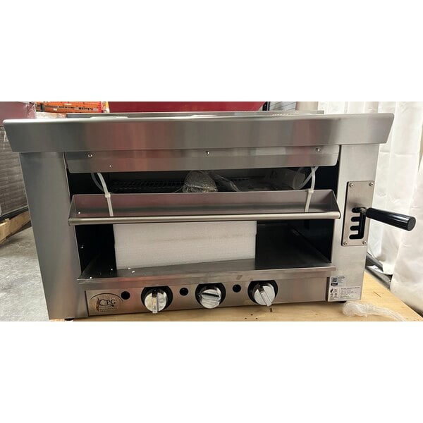 Scratch and Dent Cooking Performance Group S-36-SB-N 34" Natural Gas Infrared Salamander Broiler - 36,000 BTU