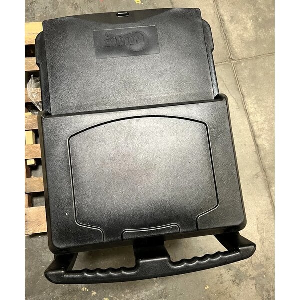 Scratch and Dent Choice 125 lb. Black Mobile Ice Bin
