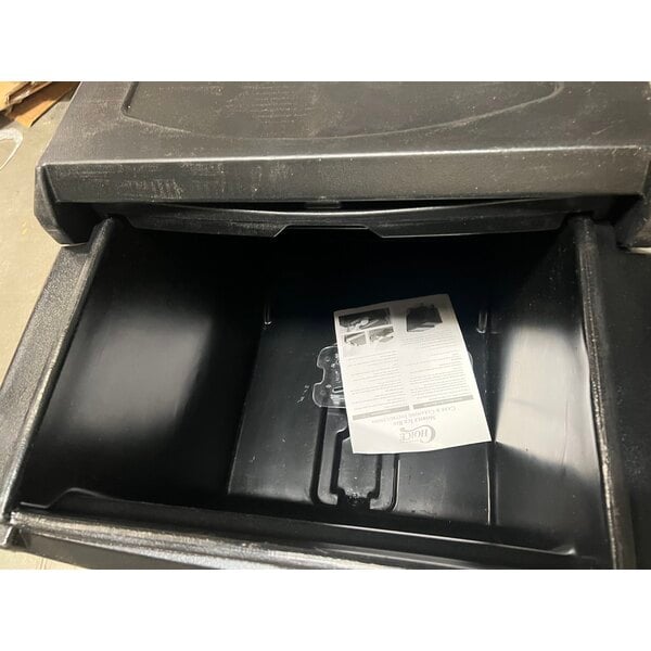 Scratch and Dent Choice 125 lb. Black Mobile Ice Bin