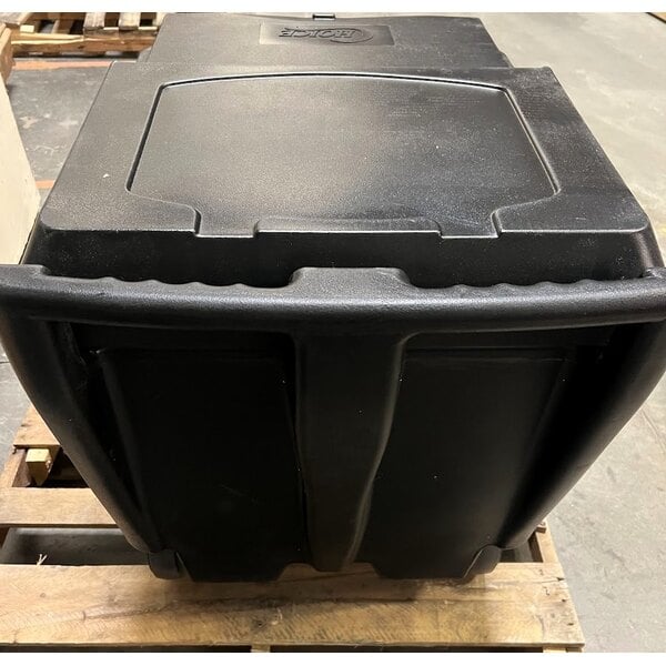 Scratch and Dent Choice 125 lb. Black Mobile Ice Bin