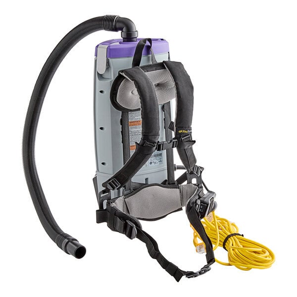Scratch and Dent ProTeam 107303 Super Coach Pro 10 Qt. Backpack Vacuum with 107100 Xover Multi-Surface Telescoping Wand Kit - 120V