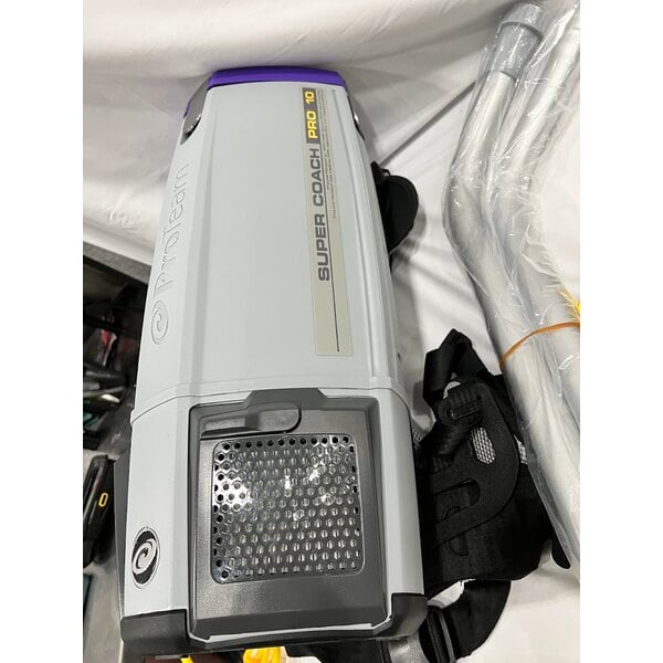 Scratch and Dent ProTeam 107303 Super Coach Pro 10 Qt. Backpack Vacuum with 107100 Xover Multi-Surface Telescoping Wand Kit - 120V