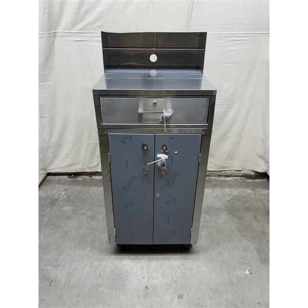 Scratch and Dent Lavex Shipping / Receiving Mobile Desk with Enclosed Base