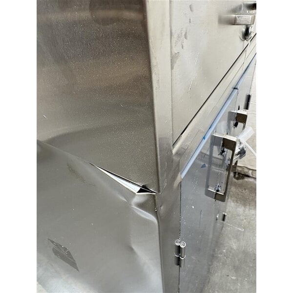 Scratch and Dent Lavex Shipping / Receiving Mobile Desk with Enclosed Base