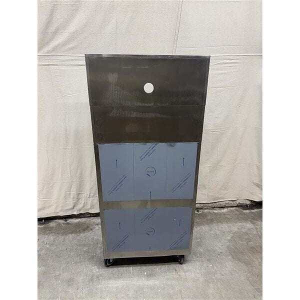 Scratch and Dent Lavex Shipping / Receiving Mobile Desk with Enclosed Base