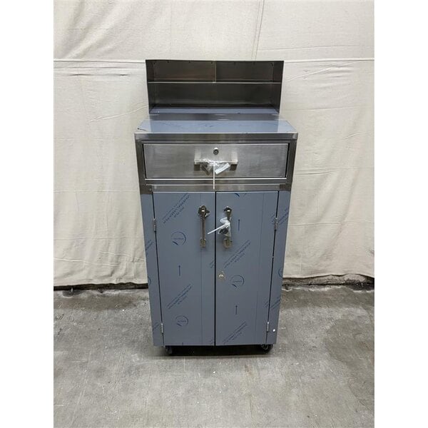 Scratch and Dent Lavex Shipping / Receiving Mobile Desk with Enclosed Base
