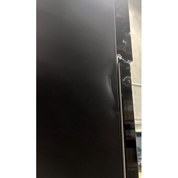 Scratch and Dent Avantco GDC-49F-HC 53" Black Swing Glass Door Merchandiser Freezer with LED Lighting