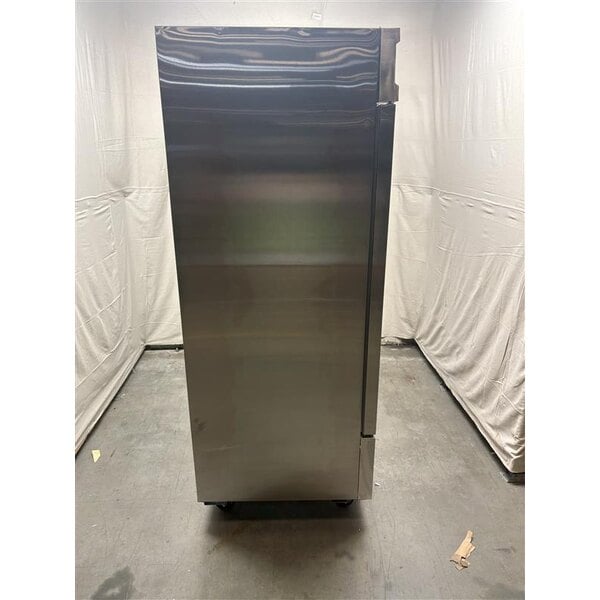 Scratch and Dent Avantco SS-3F-HC 81 5/16" Stainless Steel Solid Door Reach-In Freezer