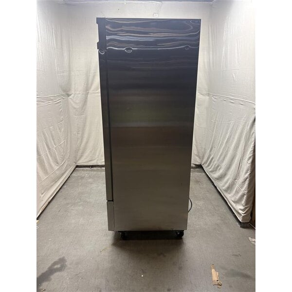 Scratch and Dent Avantco SS-3F-HC 81 5/16" Stainless Steel Solid Door Reach-In Freezer