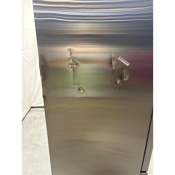 Scratch and Dent Avantco SS-3F-HC 81 5/16" Stainless Steel Solid Door Reach-In Freezer