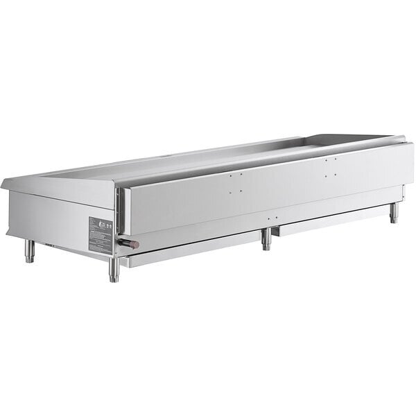 Scratch and Dent Cooking Performance Group GT-CPG-72-NL 72" Gas Countertop Griddle with Thermostatic Controls - 180,000 BTU