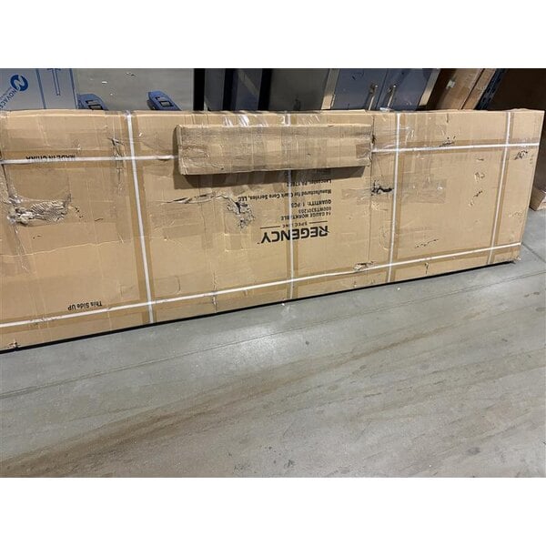 Scratch and Dent Regency Spec Line 30" x 120" 14-Gauge 304 Stainless Steel Commercial Open Base Work Table