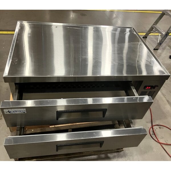 Scratch and Dent Avantco CBE-48-HC 48" 2 Drawer Refrigerated Chef Base