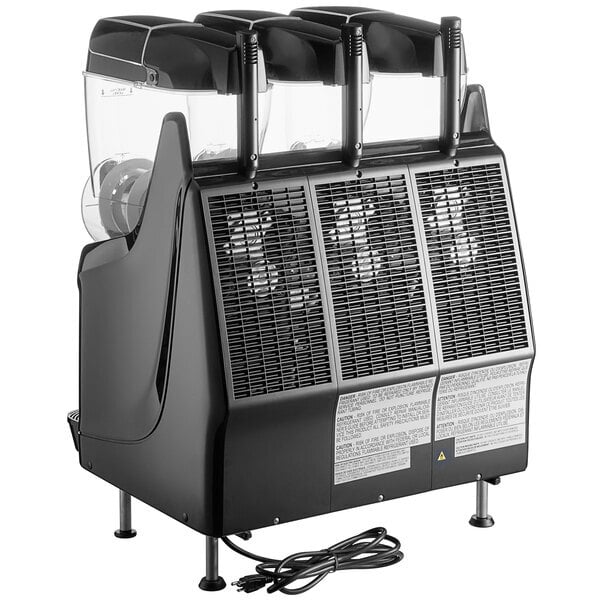Scratch and Dent Narvon Summit Triple 3.2 Gallon Pourover Granita / Slushy / Frozen Beverage Machine - 115V