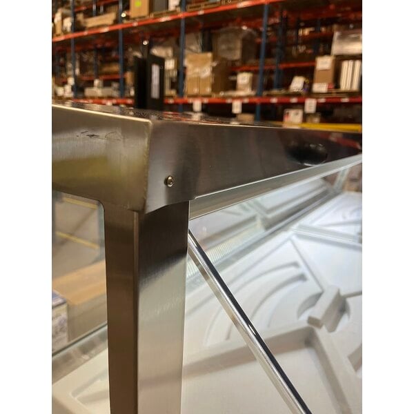 Scratch and Dent Avantco CPSS-88-HC 88 3/4" 16 Tub Stainless Steel Deluxe Ice Cream Dipping Cabinet