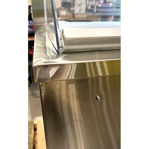 Scratch and Dent Avantco CPSS-88-HC 88 3/4" 16 Tub Stainless Steel Deluxe Ice Cream Dipping Cabinet