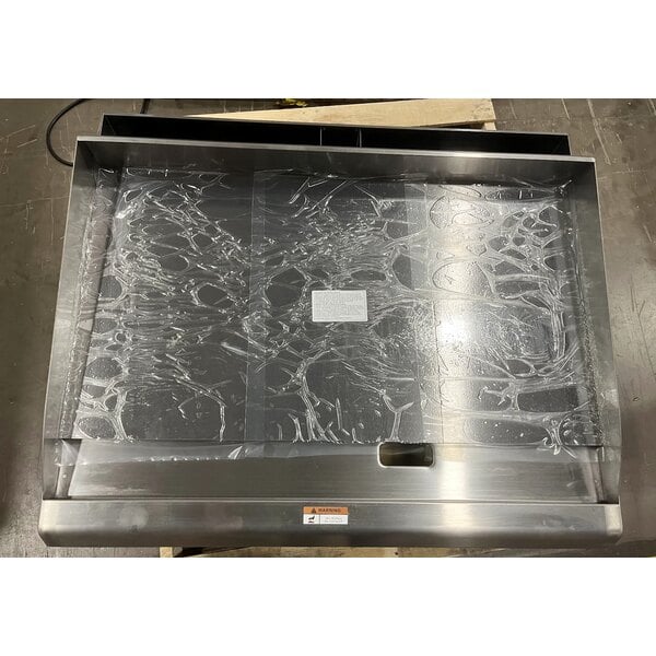 Scratch and Dent Cooking Performance Group GT-CPG-36-NL 36" Gas Countertop Griddle with Flame Failure Protection and Thermostatic Controls - 90,000 BTU