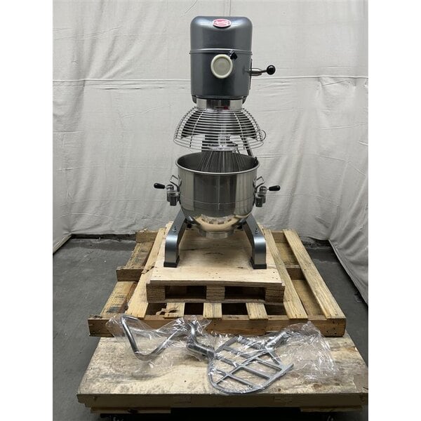 Scratch and Dent Eurodib M60A 220ETL 60 Qt. Commercial Planetary Floor Mixer with Wheels - 208V, 3 1/2 hp