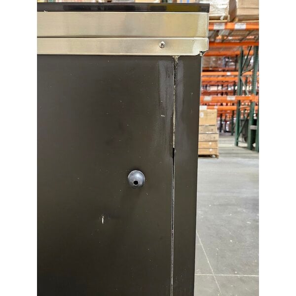 Scratch and Dent Avantco GF36-HC 36" Black Glass Froster / Plate Chiller - 115V